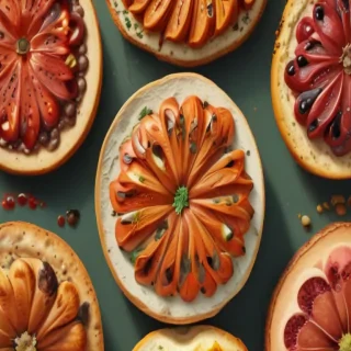 animated food