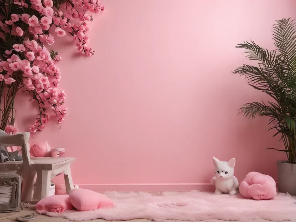 cute aesthetic pink wallpaper
