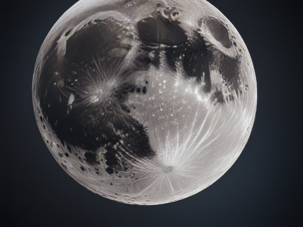 Stunning Detailed Image of the Moon's Surface Captured in High Resolution