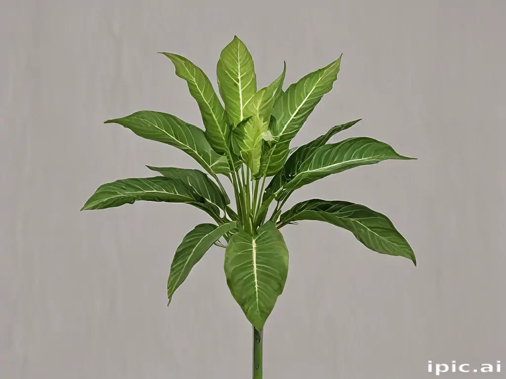 plant no background