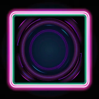 neon border png