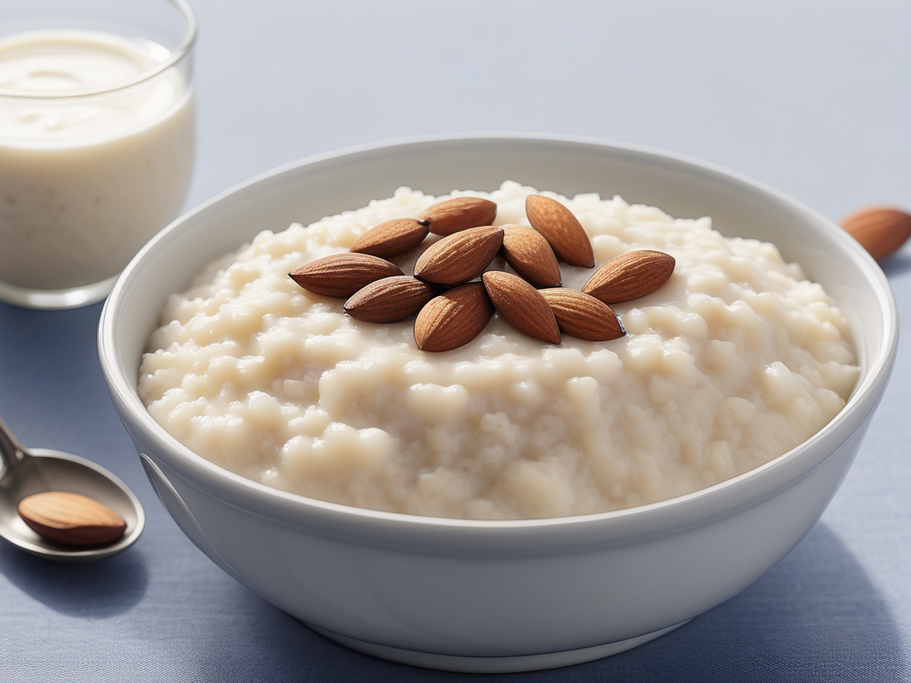 rice pudding with almond milk