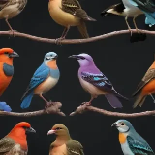 birds transparent background