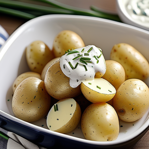 sour cream and chive potatoes