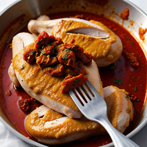 chicken with sundried tomato pesto