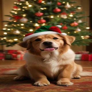 christmas dog photos