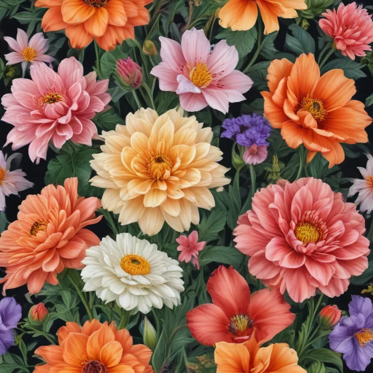 flowers pictures drawing