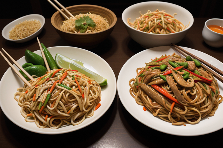 lo mein vs pad thai