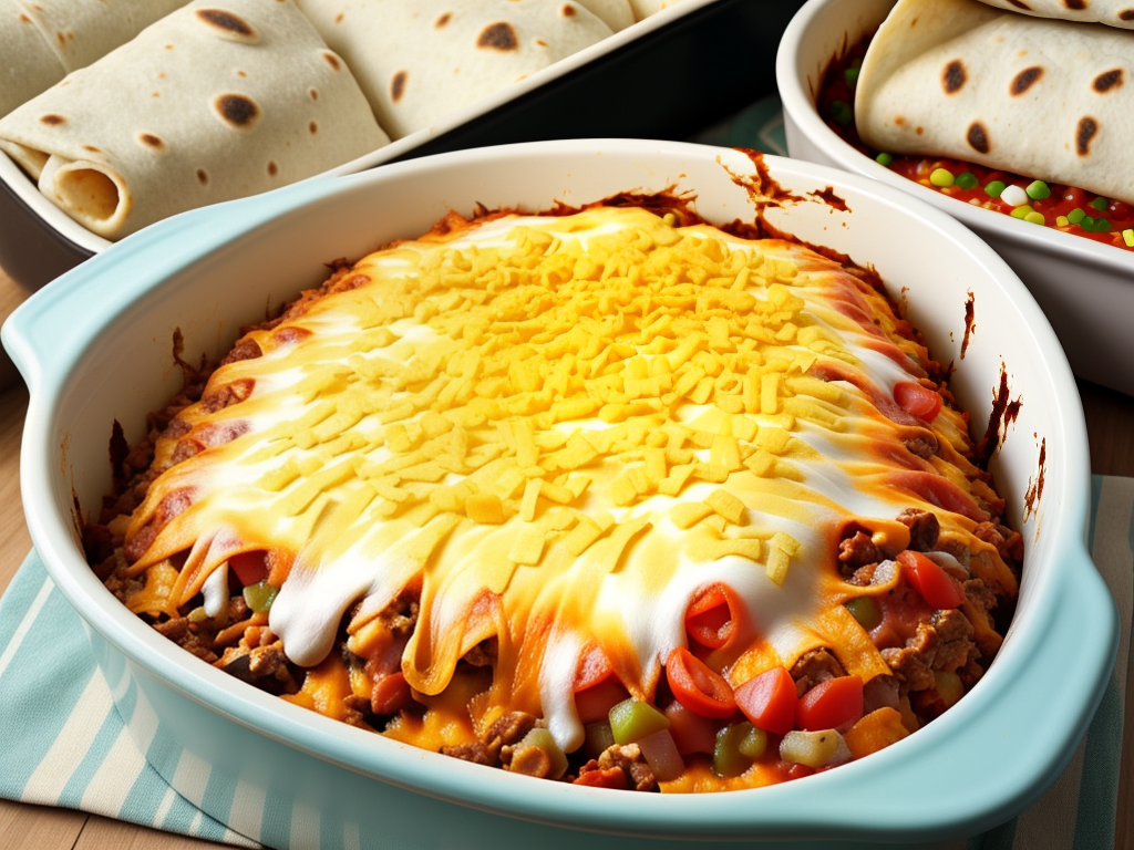 burrito casserole with frozen burritos