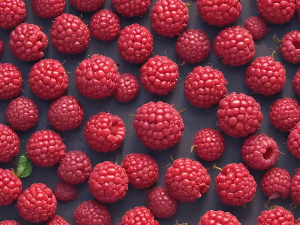 cartoon raspberry
