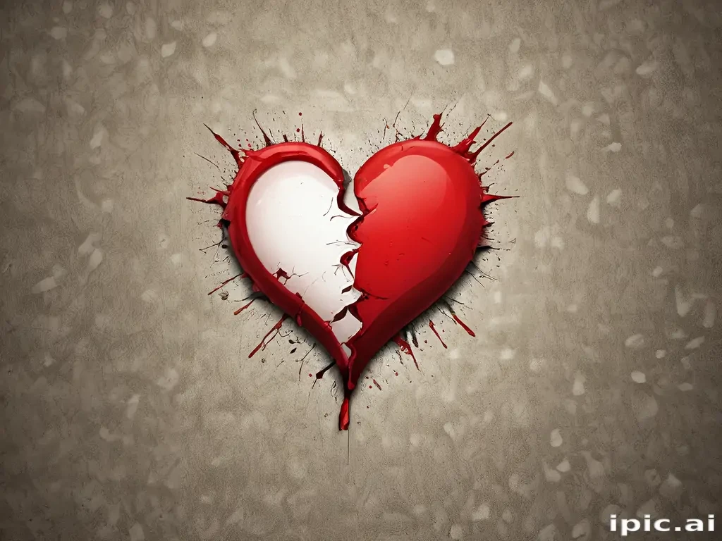 heart broke wallpaper