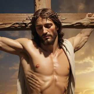 jesus on the cross picture