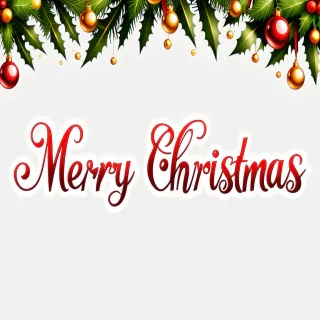 transparent background merry christmas clipart