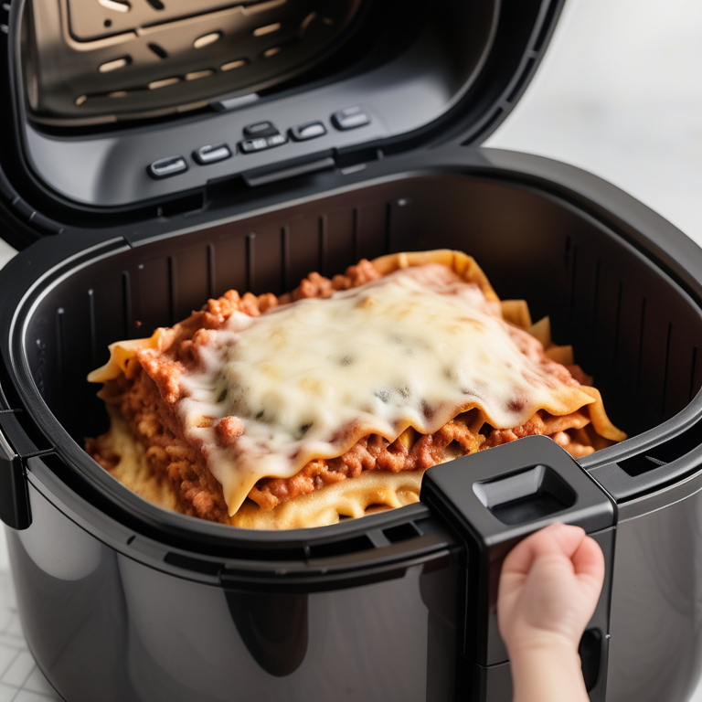frozen lasagna in air fryer