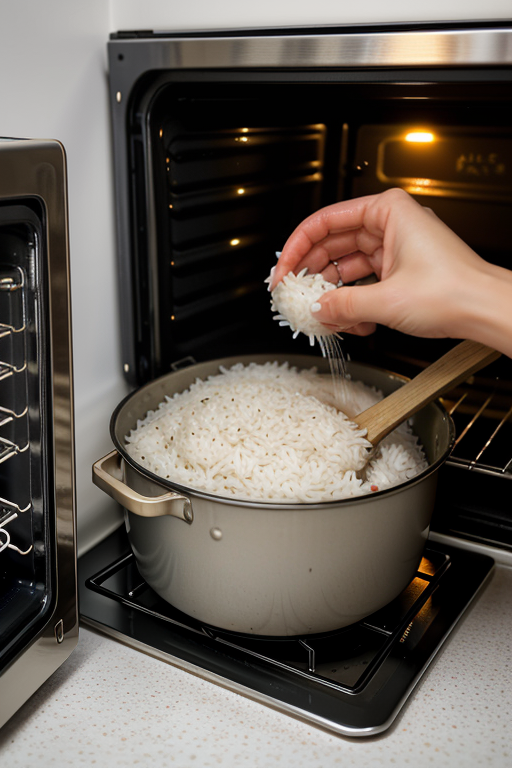 how long to cook rice in oven at 350