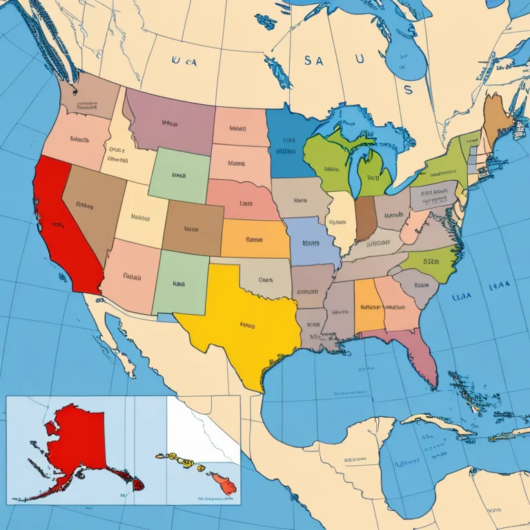 mapa usa