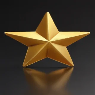 golden star transparent