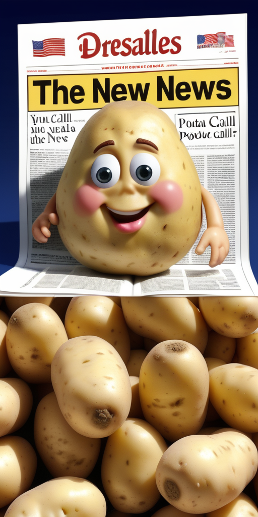 what do you call a potato who reads the news