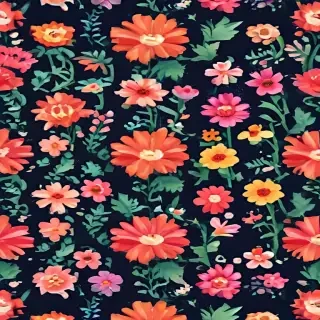 pixel flowers