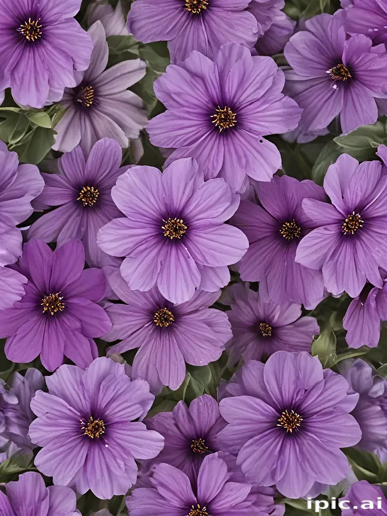 purple flowers png