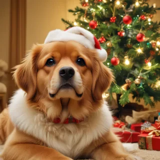 christmas dog backgrounds