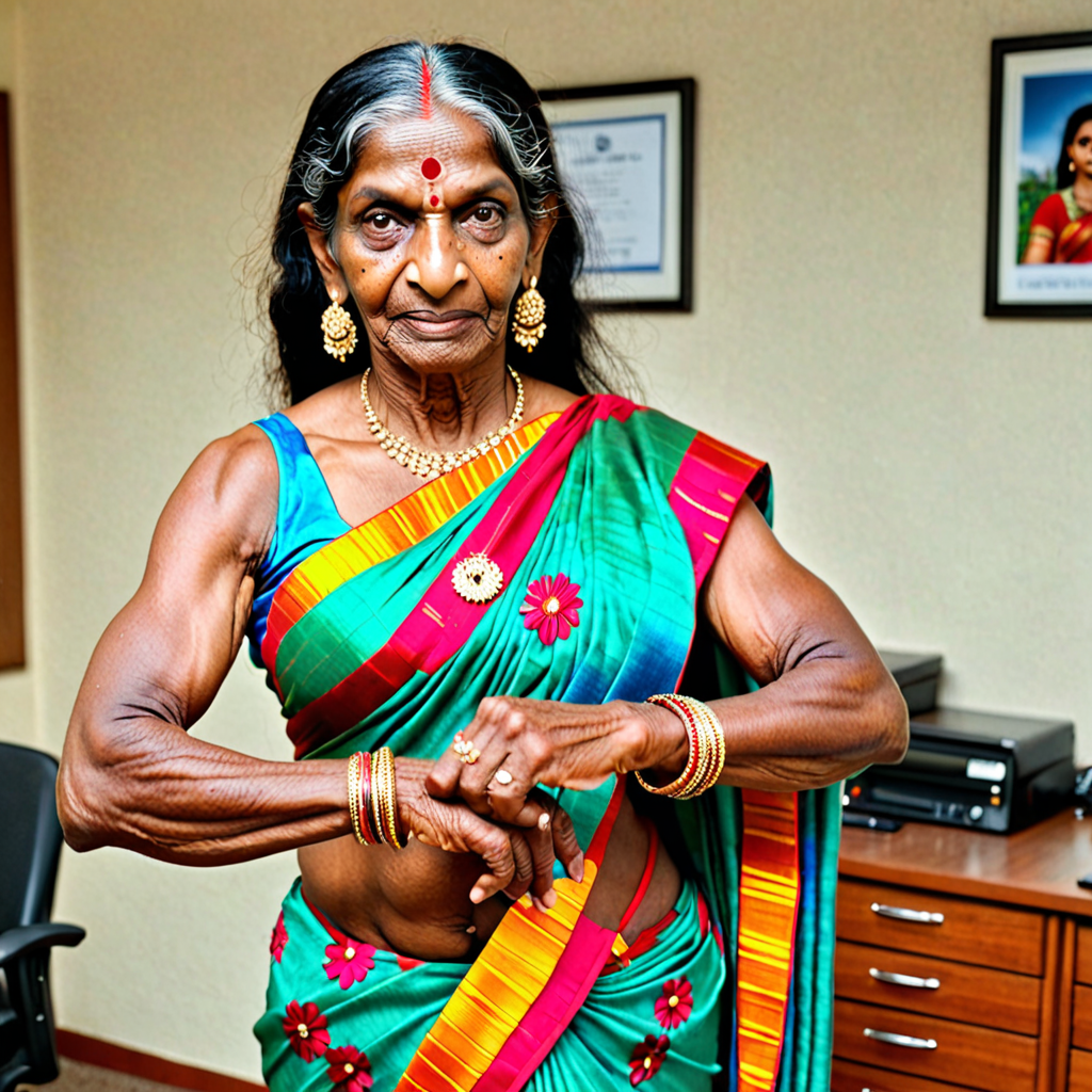 lean very big ripped veiny muscular mean face elderly black indian ...