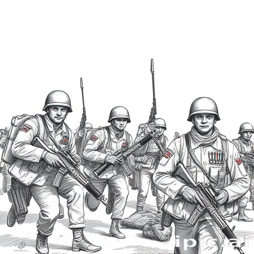 soldiers drawing