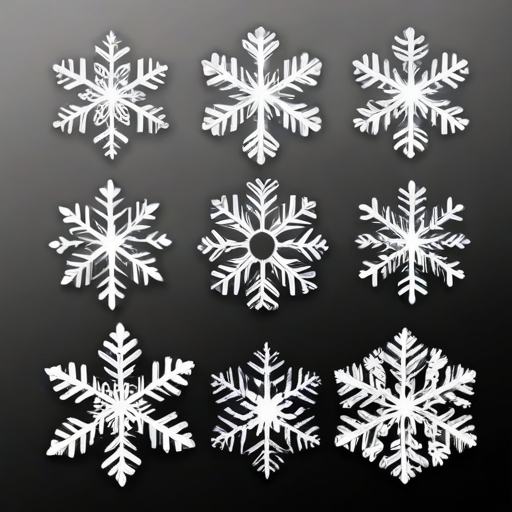 transparent snowflakes png