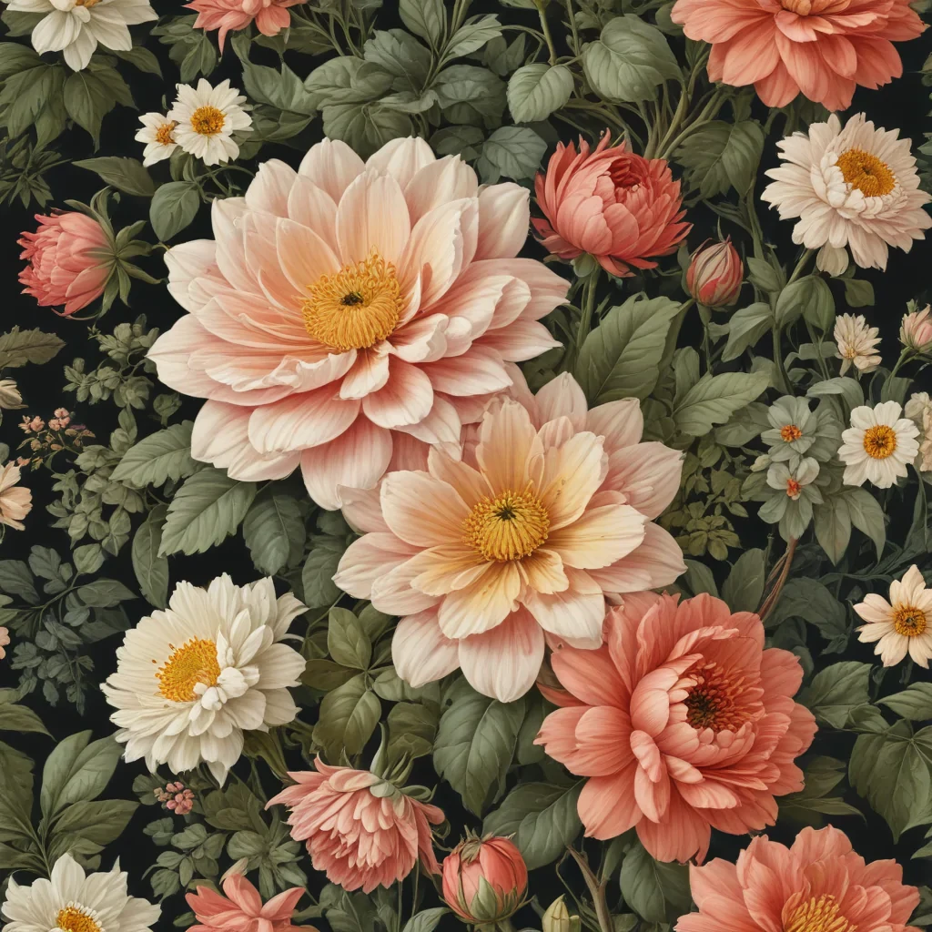 vintage flower illustration