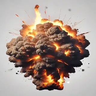 explosion transparent png