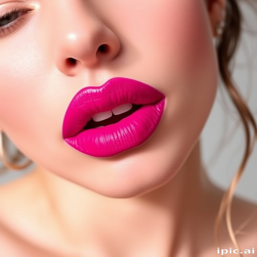 Vivid magenta lip mousse "Berry Whip" with weightless matte finish and soft-focus effect, suitable for bold daytime looks and selfies, air-whipped texture for comfortable wear