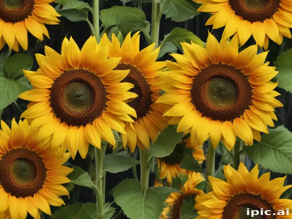 sunflower backgrounds aesthetic