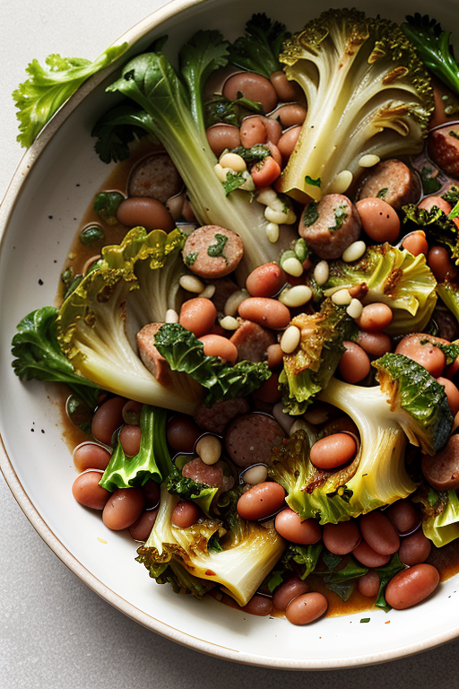 escarole with beans and sausage