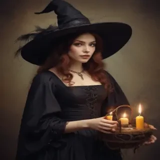 vintage witch images