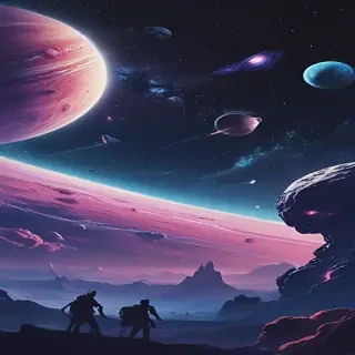 space wallpaper aesthetic