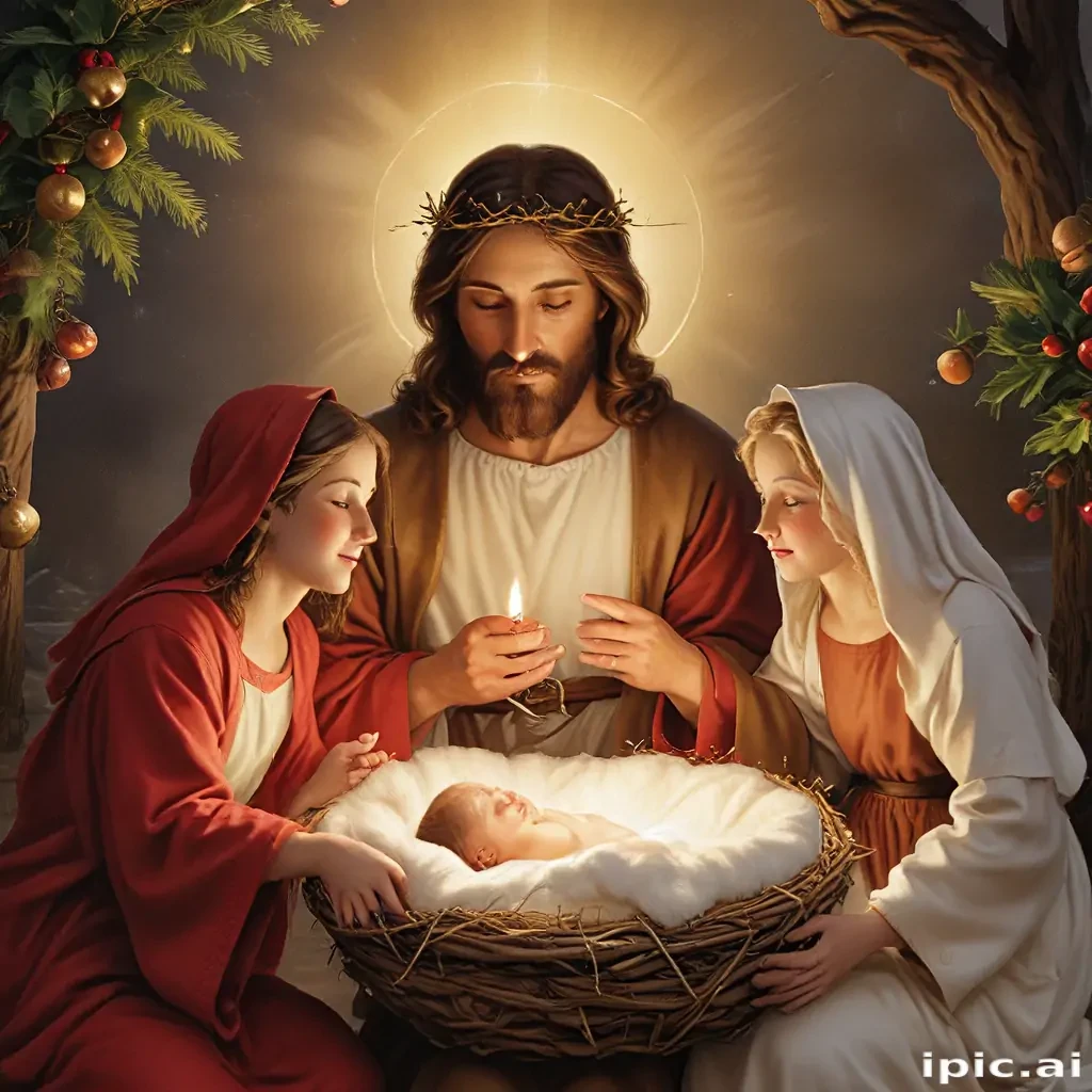 merry christmas jesus images