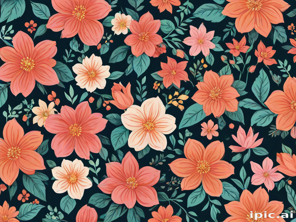 floral phone wallpaper