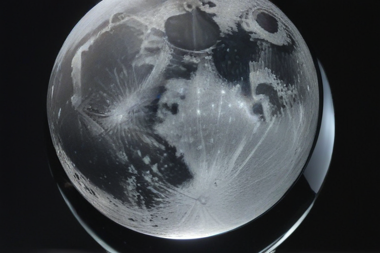 Intricate Glass Sphere Capturing the Mysteries of Celestial Bodies and ...