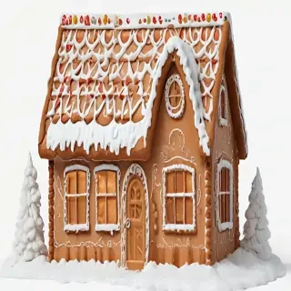 gingerbread house png