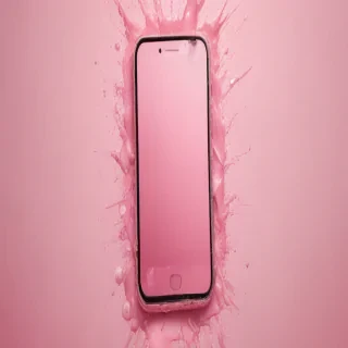 pink phone background