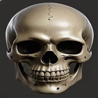 skull face png