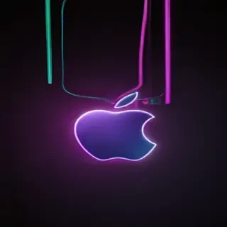 iphone neon wallpaper