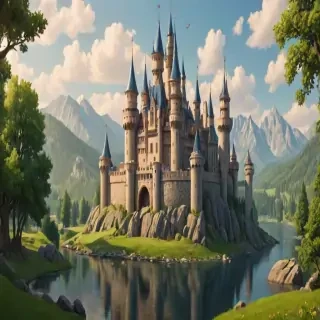 cartoon castle