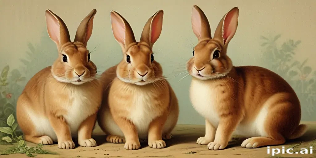 vintage rabbit images