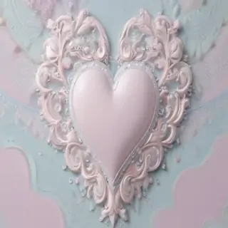 pastel heart wallpaper
