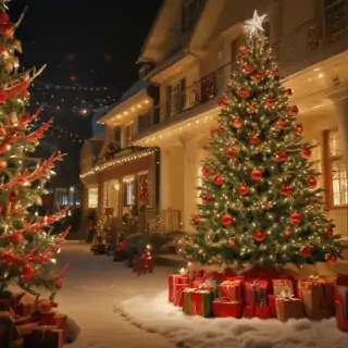 christmas pics aesthetic