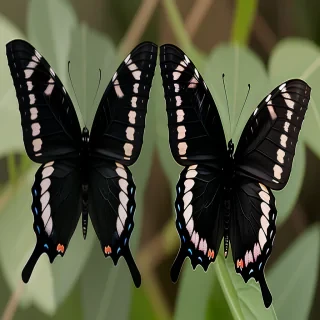 black butterfly