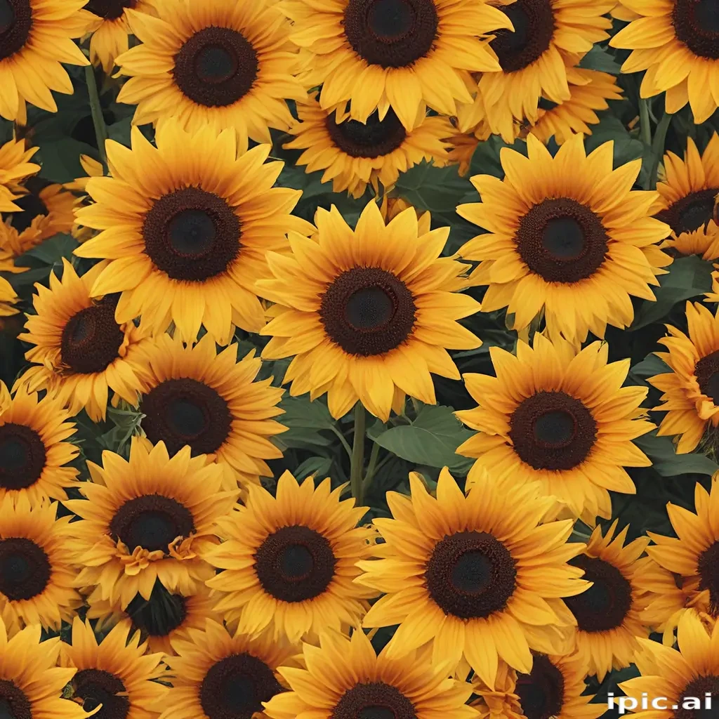 aesthetic sunflower background