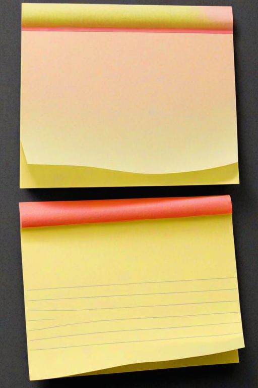 sticky note with transparent background