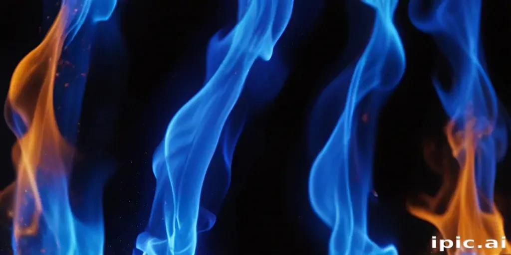 blue flame background